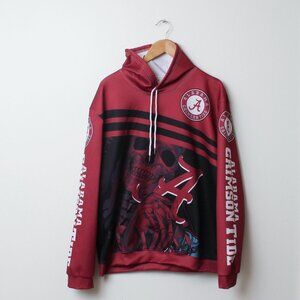 Alabama Crimson Tide Hoodie Men Red Graphic Pullover